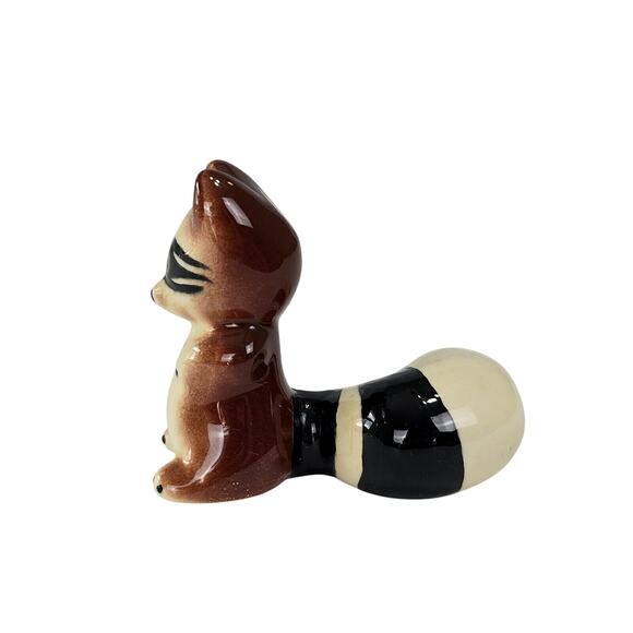 Robert Simmons Fluffy Tailed Bandit Raccoon California Pottery Vintage - Picture 5 of 10